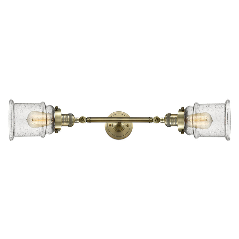 Innovations Lighting Canton 2 Light Bath Vanity Light Part Of The Franklin Restoration Collection 208L-AB-G184-LED