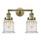 Innovations Lighting Canton 2 Light Bath Vanity Light Part Of The Franklin Restoration Collection 208L-AB-G184-LED