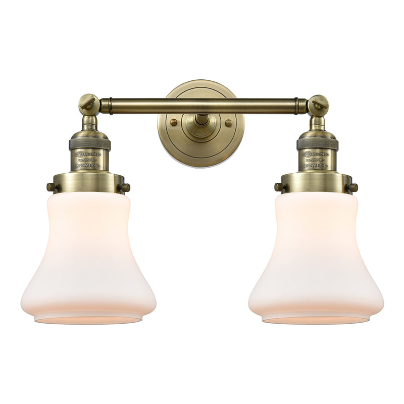 Innovations Lighting Bellmont 2 Light Bath Vanity Light Part Of The Franklin Restoration Collection 208L-AB-G191