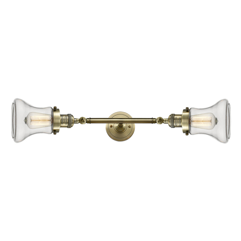 Innovations Lighting Bellmont 2 Light Bath Vanity Light Part Of The Franklin Restoration Collection 208L-AB-G192
