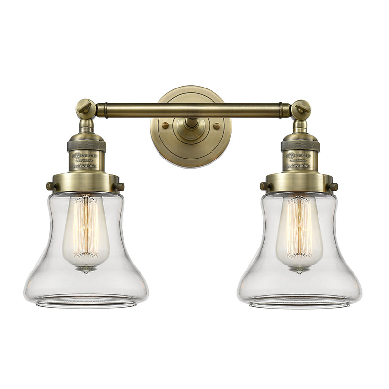 Innovations Lighting Bellmont 2 Light Bath Vanity Light Part Of The Franklin Restoration Collection 208L-AB-G192