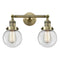Innovations Lighting Beacon 2 Light 6" Bath Vanity Light 208L-AB-G202-6