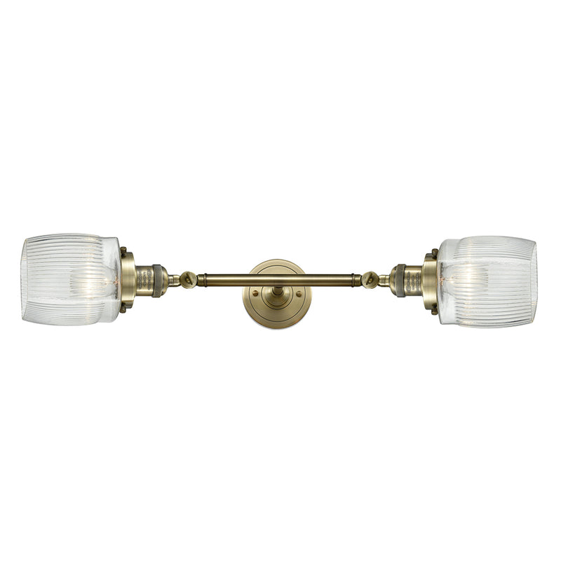 Innovations Lighting Colton 2 Light Bath Vanity Light Part Of The Franklin Restoration Collection 208L-AB-G302-LED