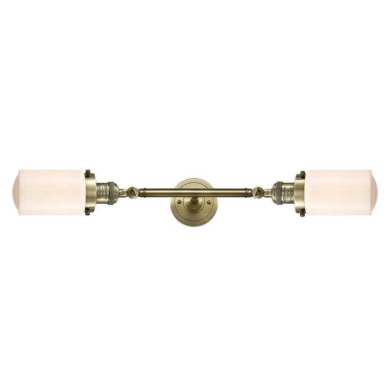 Innovations Lighting Dover 2 Light Bath Vanity Light Part Of The Franklin Restoration Collection 208L-AB-G311-LED