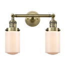 Innovations Lighting Dover 2 Light Bath Vanity Light Part Of The Franklin Restoration Collection 208L-AB-G311