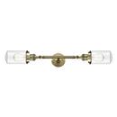 Innovations Lighting Dover 2 Light Bath Vanity Light Part Of The Franklin Restoration Collection 208L-AB-G312