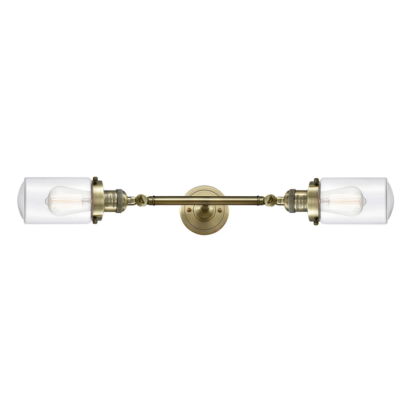Innovations Lighting Dover 2 Light Bath Vanity Light Part Of The Franklin Restoration Collection 208L-AB-G312