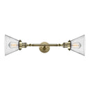 Innovations Lighting Large Cone 2 Light Bath Vanity Light Part Of The Franklin Restoration Collection 208L-AB-G44-LED
