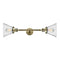 Innovations Lighting Large Cone 2 Light Bath Vanity Light Part Of The Franklin Restoration Collection 208L-AB-G44