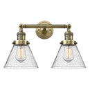 Innovations Lighting Large Cone 2 Light Bath Vanity Light Part Of The Franklin Restoration Collection 208L-AB-G44