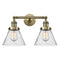 Innovations Lighting Large Cone 2 Light Bath Vanity Light Part Of The Franklin Restoration Collection 208L-AB-G44