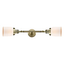 Innovations Lighting Small Bell 2 Light Bath Vanity Light Part Of The Franklin Restoration Collection 208L-AB-G51