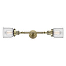 Innovations Lighting Small Bell 2 Light Bath Vanity Light Part Of The Franklin Restoration Collection 208L-AB-G52