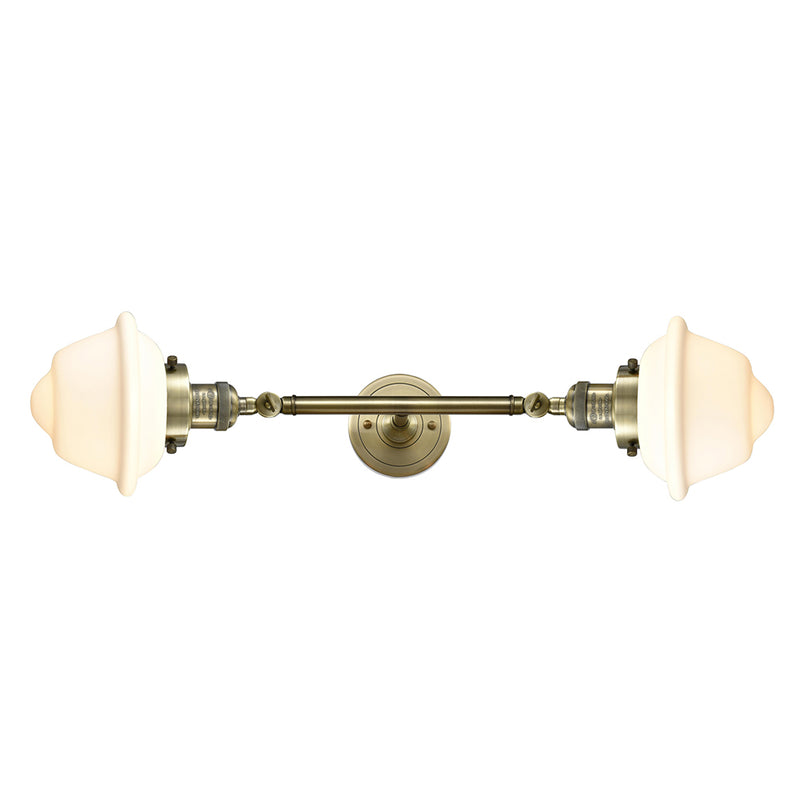 Innovations Lighting Small Oxford 2 Light Bath Vanity Light Part Of The Franklin Restoration Collection 208L-AB-G531