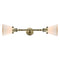 Innovations Lighting Small Cone 2 Light Bath Vanity Light Part Of The Franklin Restoration Collection 208L-AB-G61-LED