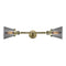 Innovations Lighting Small Cone 2 Light Bath Vanity Light Part Of The Franklin Restoration Collection 208L-AB-G63