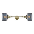 Innovations Lighting Large Bell 2 Light Bath Vanity Light Part Of The Franklin Restoration Collection 208L-AB-G73