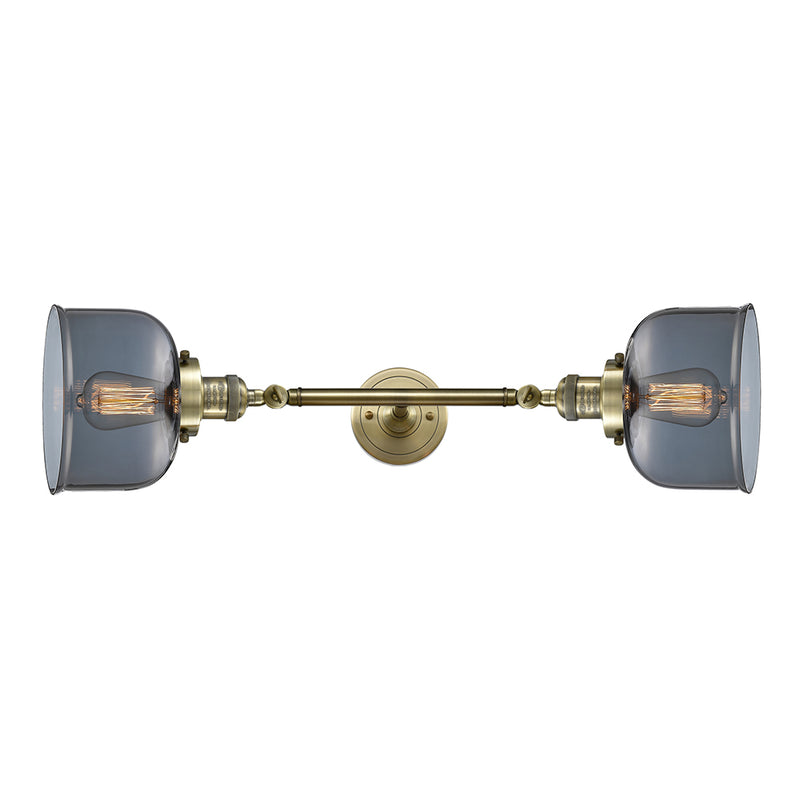 Innovations Lighting Large Bell 2 Light Bath Vanity Light Part Of The Franklin Restoration Collection 208L-AB-G73