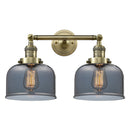 Innovations Lighting Large Bell 2 Light Bath Vanity Light Part Of The Franklin Restoration Collection 208L-AB-G73