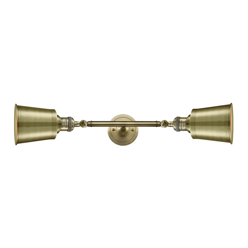 Innovations Lighting Addison 2 Light Bath Vanity Light Part Of The Franklin Restoration Collection 208L-AB-M9-AB-LED