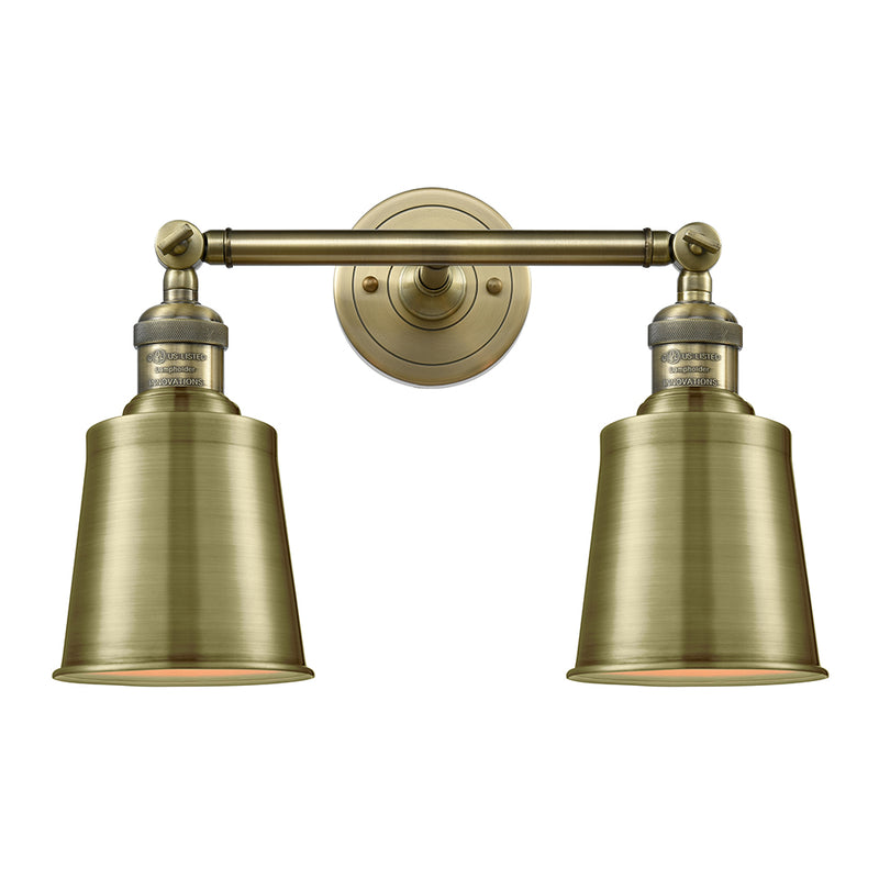 Innovations Lighting Addison 2 Light Bath Vanity Light Part Of The Franklin Restoration Collection 208L-AB-M9-AB