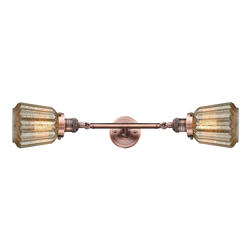 Innovations Lighting Chatham 2 Light Bath Vanity Light Part Of The Franklin Restoration Collection 208L-AC-G146