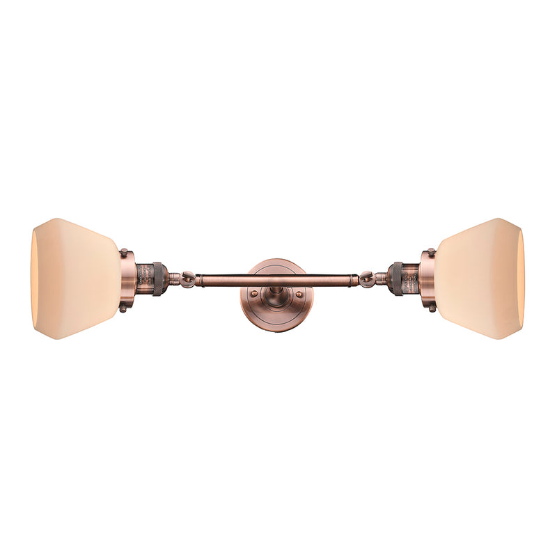 Innovations Lighting Fulton 2 Light Bath Vanity Light Part Of The Franklin Restoration Collection 208L-AC-G171