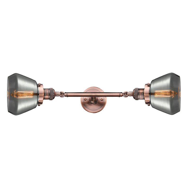Innovations Lighting Fulton 2 Light Bath Vanity Light Part Of The Franklin Restoration Collection 208L-AC-G173