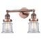 Innovations Lighting Small Canton 2 Light Bath Vanity Light Part Of The Franklin Restoration Collection 208L-AC-G182S