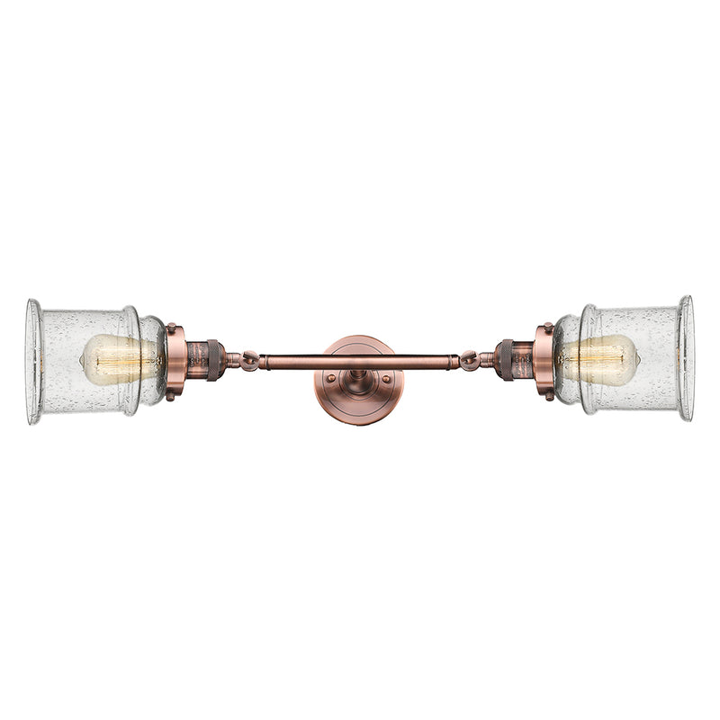 Innovations Lighting Canton 2 Light Bath Vanity Light Part Of The Franklin Restoration Collection 208L-AC-G184-LED