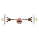 Innovations Lighting Halophane 2 Light Bath Vanity Light Part Of The Franklin Restoration Collection 208L-AC-G1-LED
