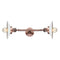 Innovations Lighting Halophane 2 Light Bath Vanity Light Part Of The Franklin Restoration Collection 208L-AC-G1-LED