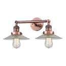 Innovations Lighting Halophane 2 Light Bath Vanity Light Part Of The Franklin Restoration Collection 208L-AC-G2