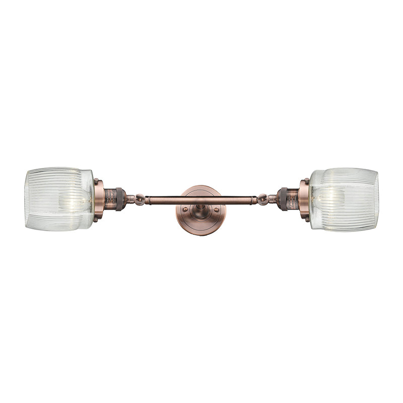 Innovations Lighting Colton 2 Light Bath Vanity Light Part Of The Franklin Restoration Collection 208L-AC-G302