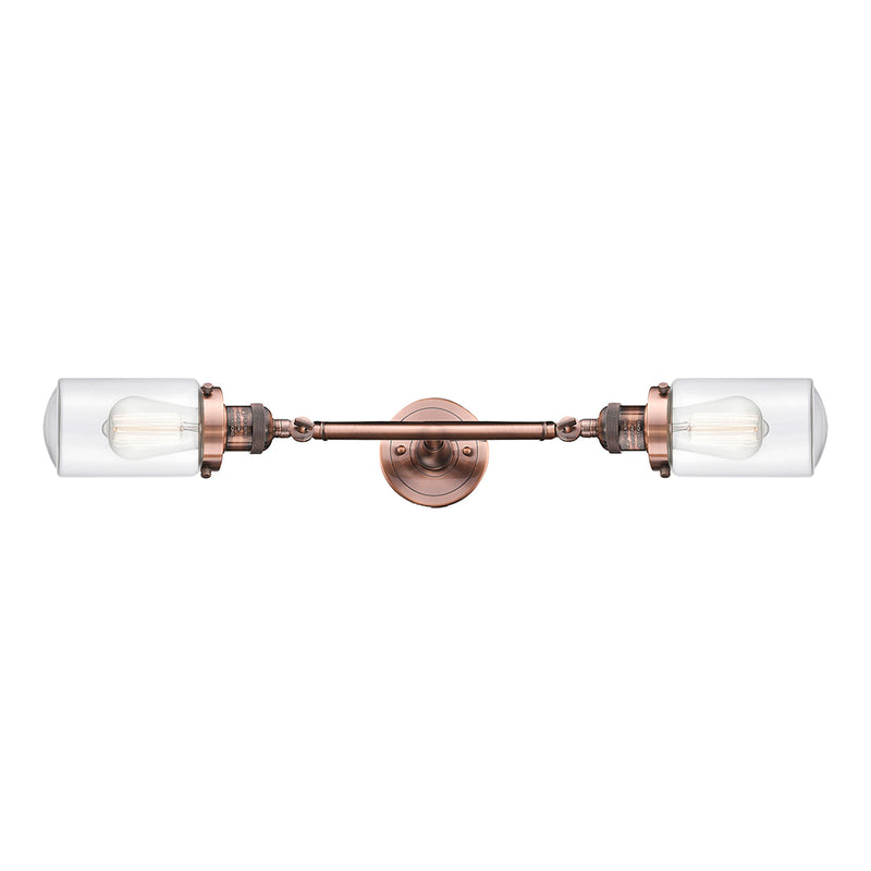 Innovations Lighting Dover 2 Light Bath Vanity Light Part Of The Franklin Restoration Collection 208L-AC-G312