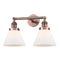 Innovations Lighting Large Cone 2 Light Bath Vanity Light Part Of The Franklin Restoration Collection 208L-AC-G41