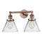 Innovations Lighting Large Cone 2 Light Bath Vanity Light Part Of The Franklin Restoration Collection 208L-AC-G42