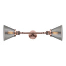 Innovations Lighting Large Cone 2 Light Bath Vanity Light Part Of The Franklin Restoration Collection 208L-AC-G43