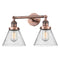 Innovations Lighting Large Cone 2 Light Bath Vanity Light Part Of The Franklin Restoration Collection 208L-AC-G44-LED