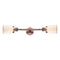 Innovations Lighting Small Bell 2 Light Bath Vanity Light Part Of The Franklin Restoration Collection 208L-AC-G51