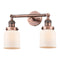 Innovations Lighting Small Bell 2 Light Bath Vanity Light Part Of The Franklin Restoration Collection 208L-AC-G51-LED