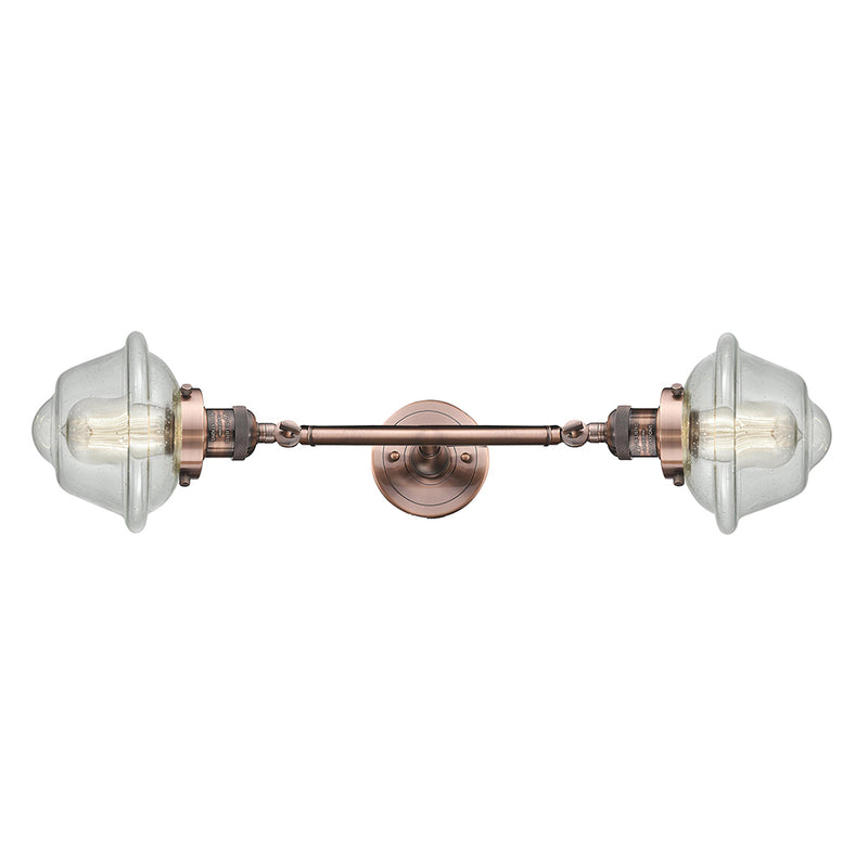 Innovations Lighting Small Oxford 2 Light Bath Vanity Light Part Of The Franklin Restoration Collection 208L-AC-G534