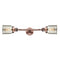 Innovations Lighting Small Bell 2 Light Bath Vanity Light Part Of The Franklin Restoration Collection 208L-AC-G58-LED