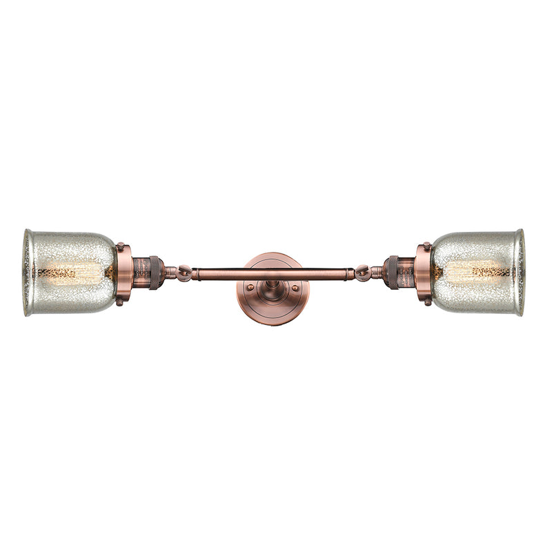 Innovations Lighting Small Bell 2 Light Bath Vanity Light Part Of The Franklin Restoration Collection 208L-AC-G58
