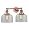 Innovations Lighting Large Bell 2 Light Bath Vanity Light Part Of The Franklin Restoration Collection 208L-AC-G72-LED