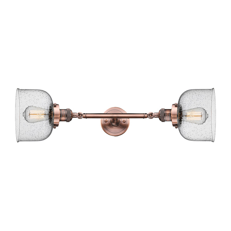 Innovations Lighting Large Bell 2 Light Bath Vanity Light Part Of The Franklin Restoration Collection 208L-AC-G74