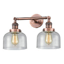 Innovations Lighting Large Bell 2 Light Bath Vanity Light Part Of The Franklin Restoration Collection 208L-AC-G74