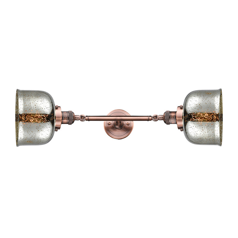 Innovations Lighting Large Bell 2 Light Bath Vanity Light Part Of The Franklin Restoration Collection 208L-AC-G78