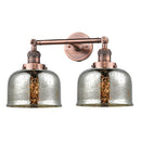 Innovations Lighting Large Bell 2 Light Bath Vanity Light Part Of The Franklin Restoration Collection 208L-AC-G78