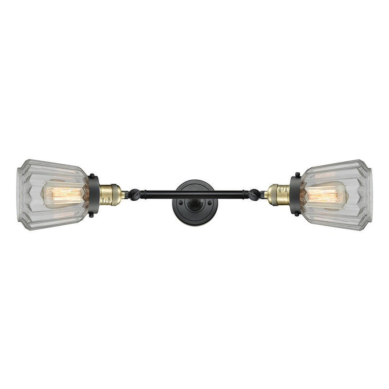 Innovations Lighting Chatham 2 Light Bath Vanity Light Part Of The Franklin Restoration Collection 208L-BAB-G142